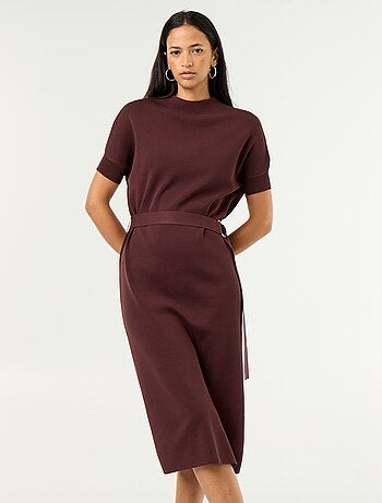Robe en maille lourde