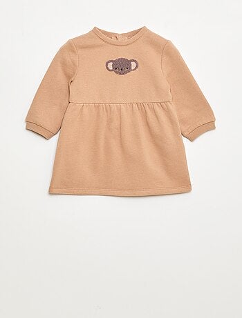 Robe en molleton animée