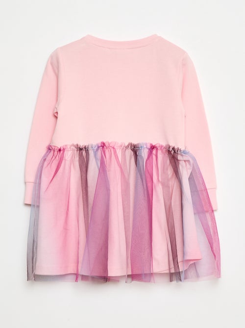 Robe en molleton et tulle 'Guppy' - Kiabi