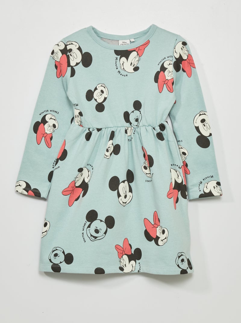 Robe en molleton 'Mickey et 'Minnie' Bleu - Kiabi