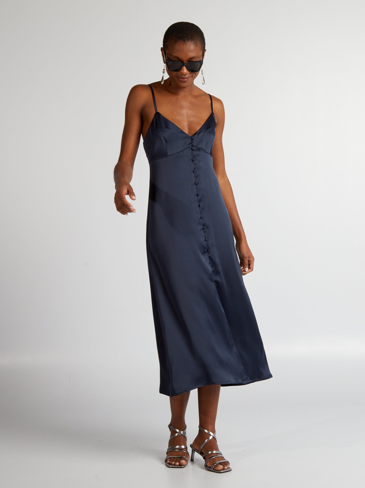 Robe classe bleu marine sale