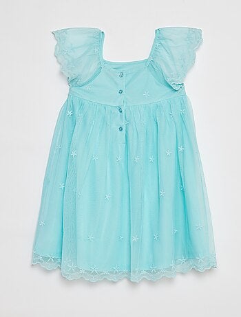 Robe en tulle brodée