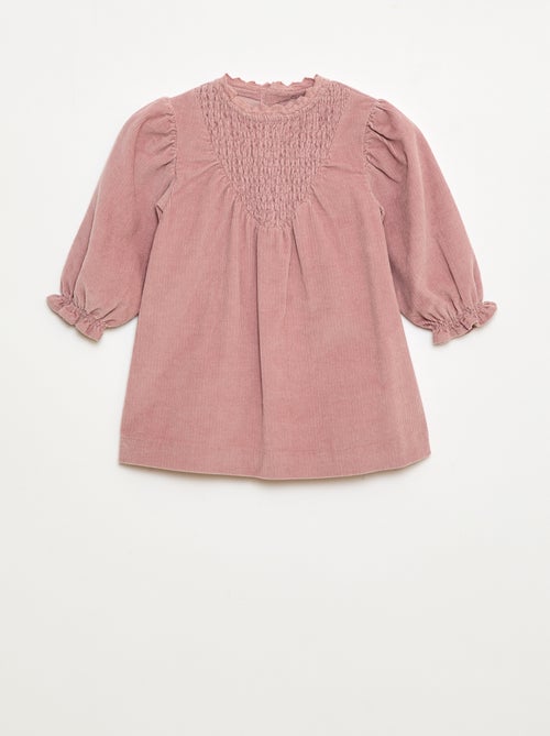Robe en velours - Kiabi