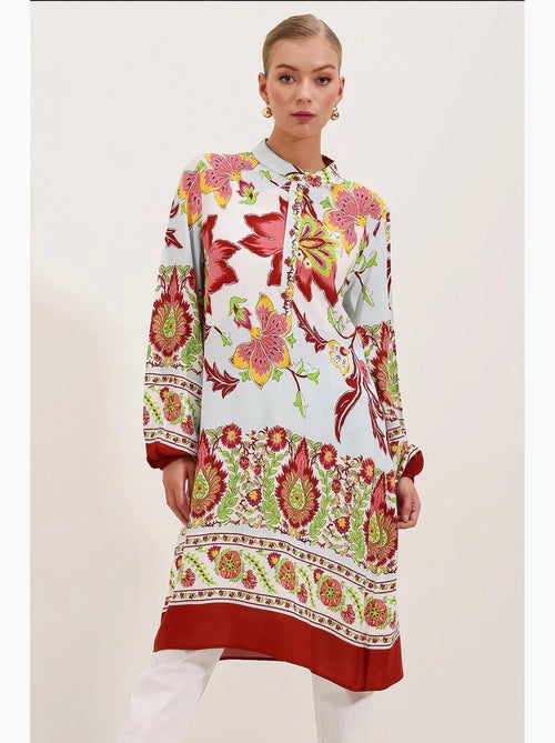 Robe en viscose à motifs bdart - Kiabi Robe en viscose à motifs bdart - Kiabi
