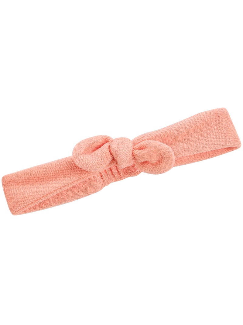 Robe enfant en éponge + headband honfleur Corail - Kiabi