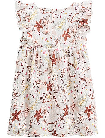 Robe enfant en gaze de coton arizona