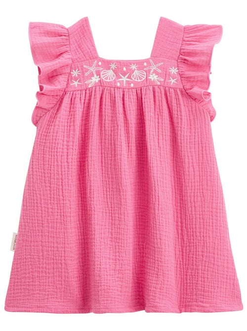 Robe enfant en gaze de coton bahamas - Kiabi