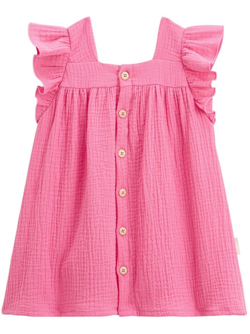 Robe enfant en gaze de coton bahamas - Kiabi