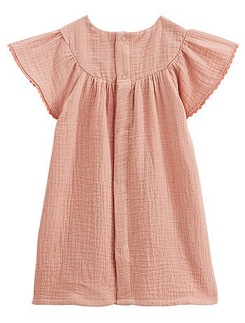 Robe enfant en gaze de coton mindanao