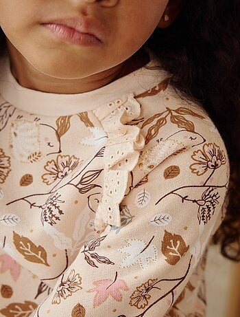 Robe enfant en molleton chincha