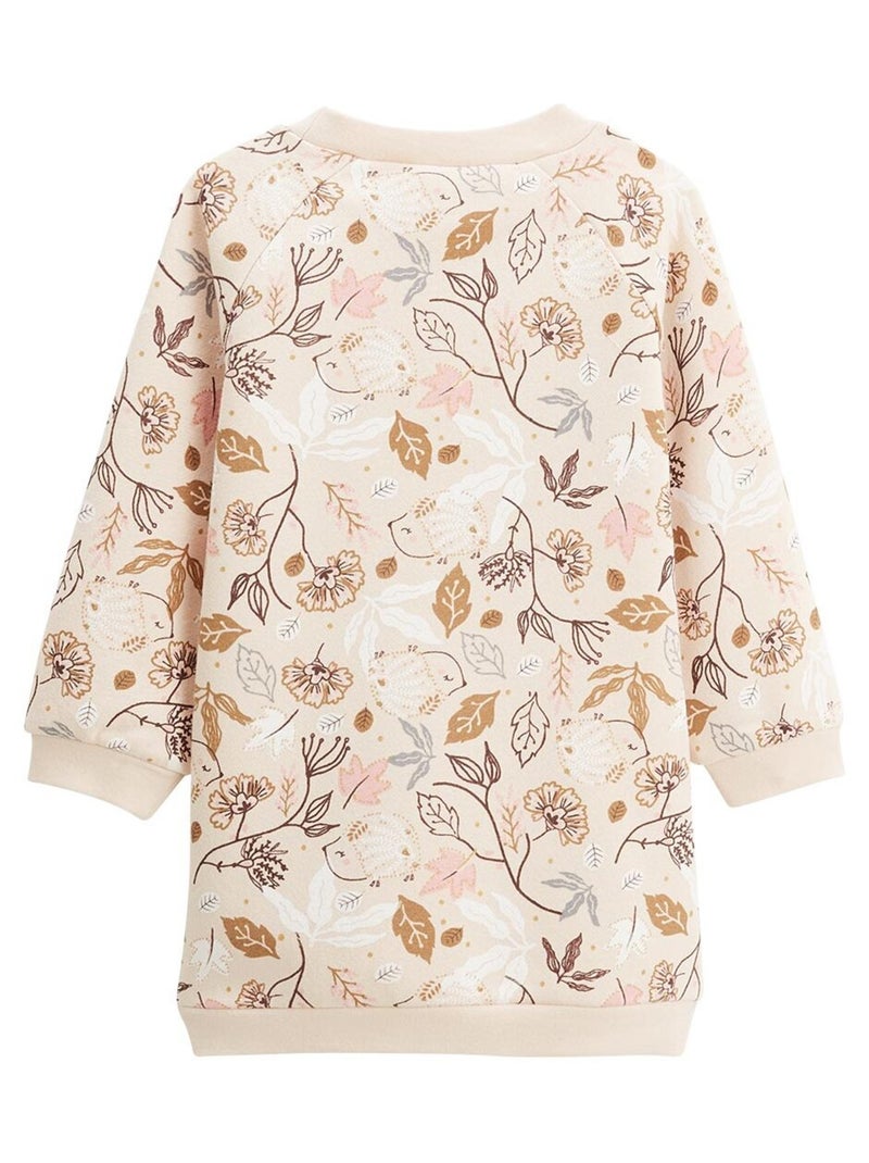 Robe enfant en molleton chincha Beige - Kiabi