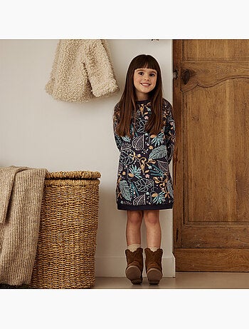 Robe enfant en molleton Holamuchacha