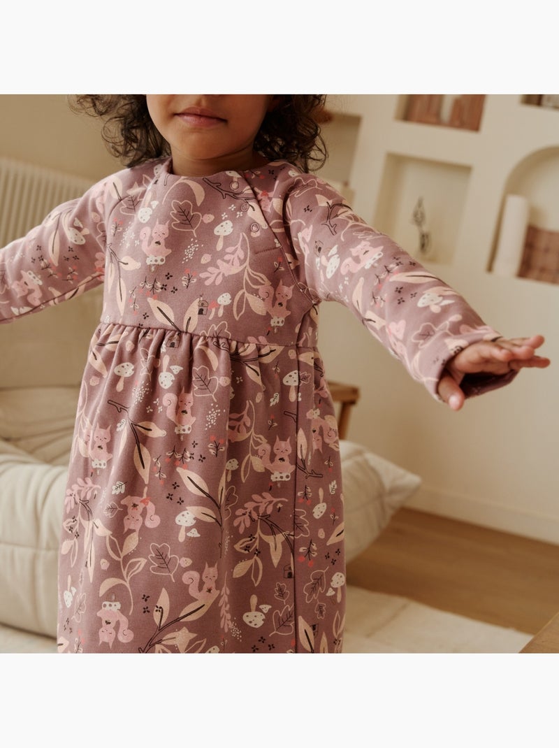 Robe enfant en molleton sora Rose - Kiabi