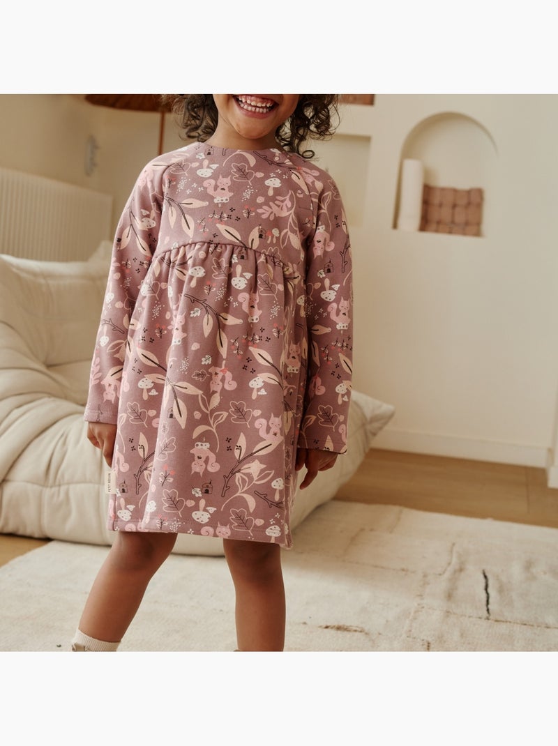 Robe enfant en molleton sora Rose - Kiabi