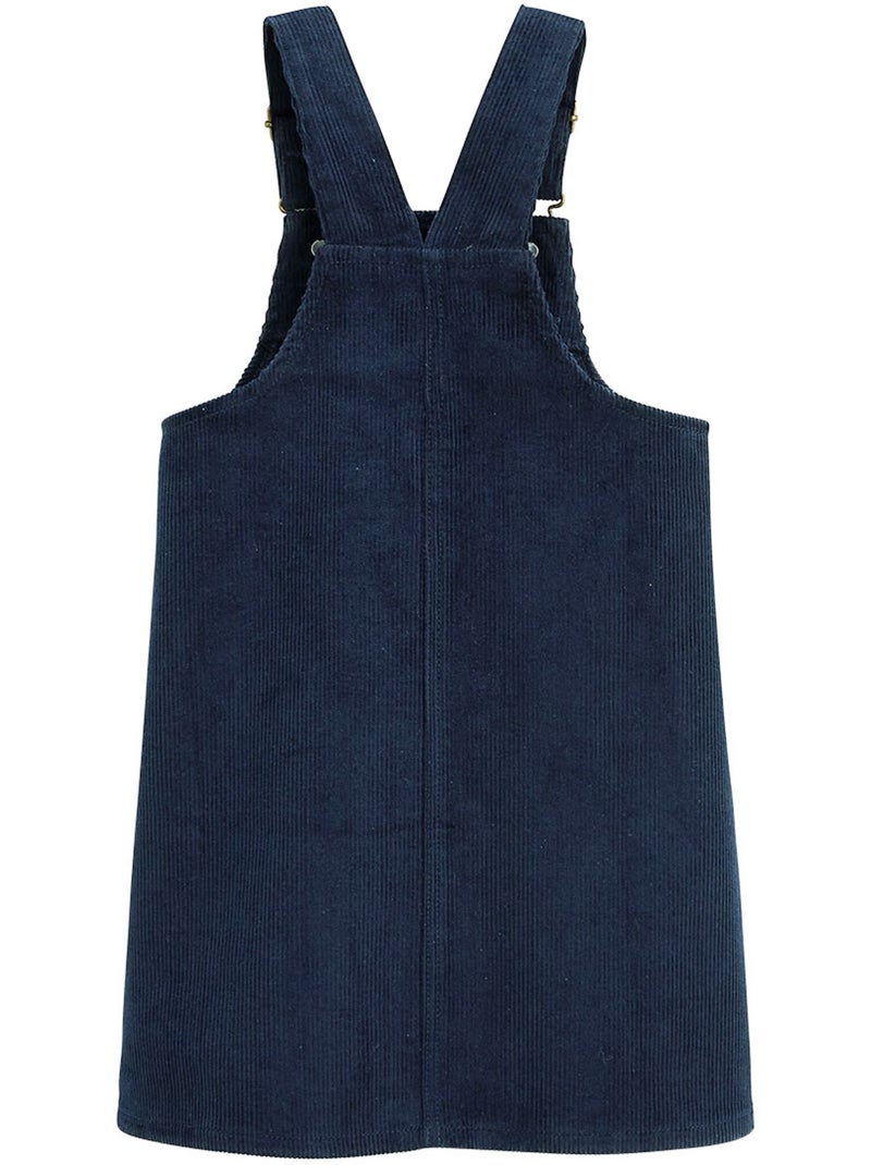 Robe enfant en velours côtelé Belle de Nuit Bleu - Kiabi