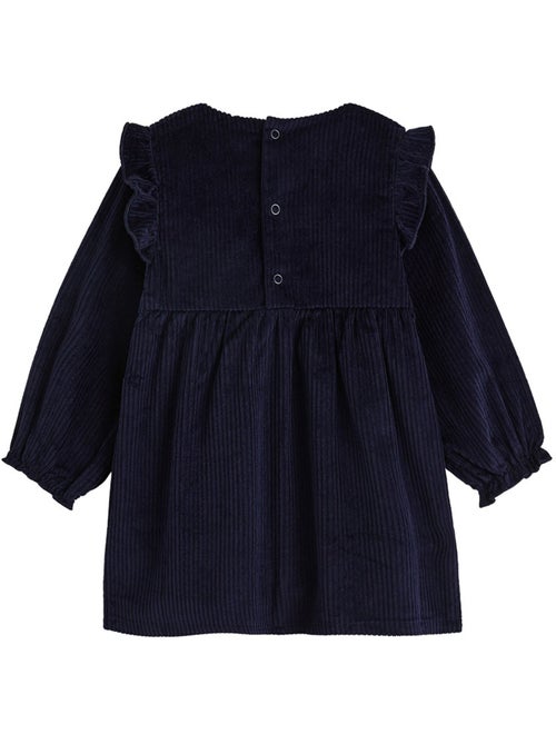Robe enfant en velours côtelé ilana - Kiabi