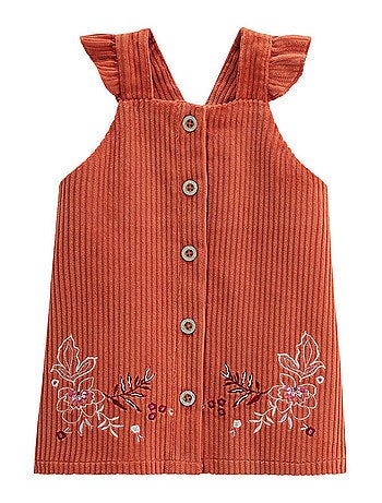 Robe enfant en velours côtelé manouk