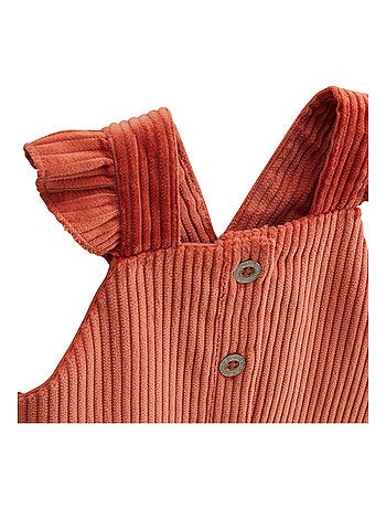 Robe enfant en velours côtelé manouk