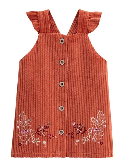 Robe enfant en velours côtelé manouk - Kiabi