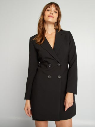 Robe épaisse coupe blazer