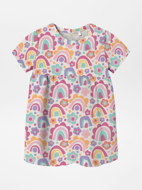 Robe évasée à imrpimée - Kiabi