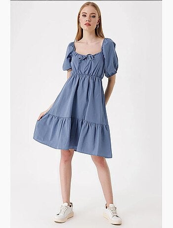 Robe évasée en popeline bdart