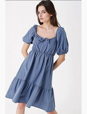 Robe évasée en popeline bdart