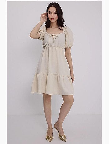 Robe évasée en popeline bdart