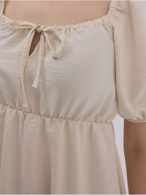 Robe évasée en popeline bdart - Kiabi Robe évasée en popeline bdart - Kiabi