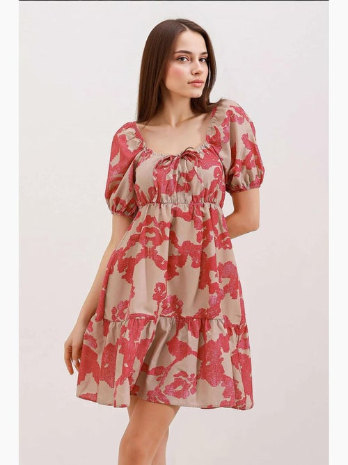 Robe évasée en popeline bdart - Kiabi Robe évasée en popeline bdart - Kiabi