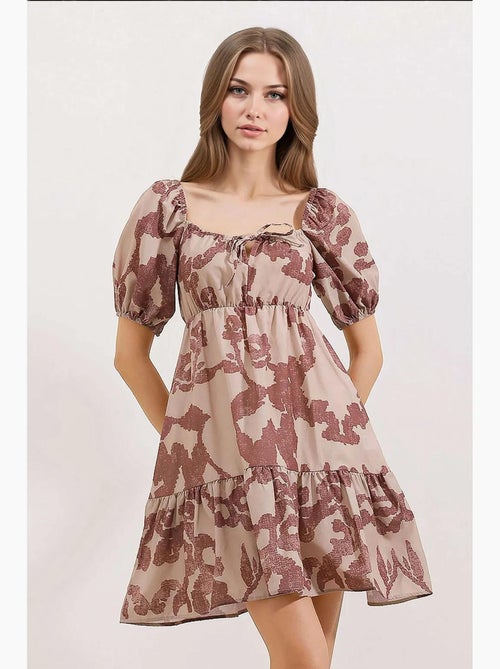 Robe évasée en popeline bdart - Kiabi Robe évasée en popeline bdart - Kiabi