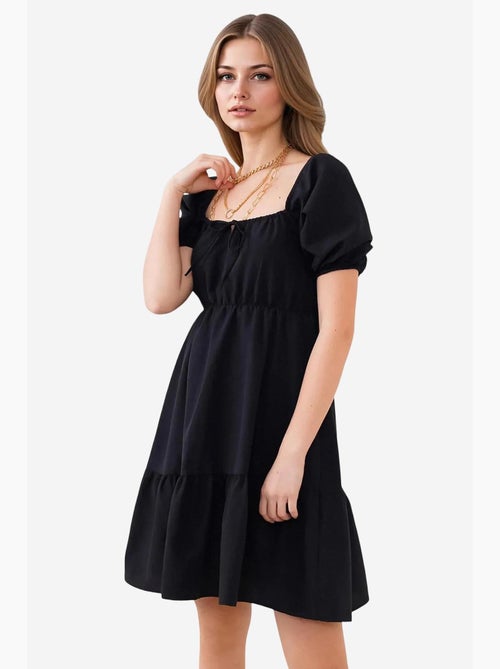 Robe évasée en popeline bdart - Kiabi Robe évasée en popeline bdart - Kiabi