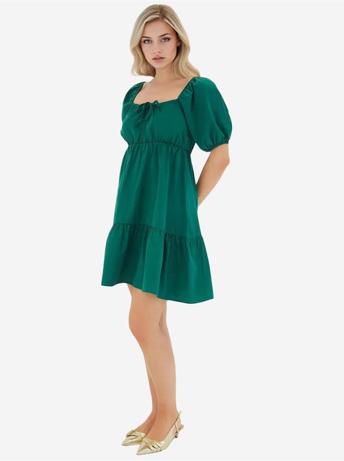 Robe évasée en popeline bdart - Kiabi Robe évasée en popeline bdart - Kiabi