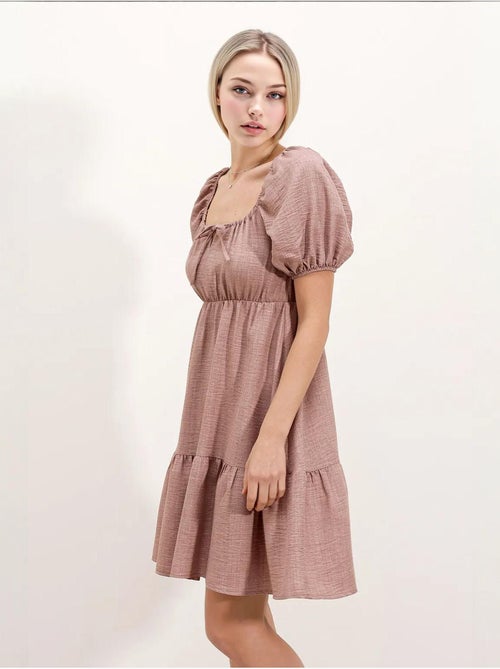 Robe évasée en popeline bdart - Kiabi Robe évasée en popeline bdart - Kiabi