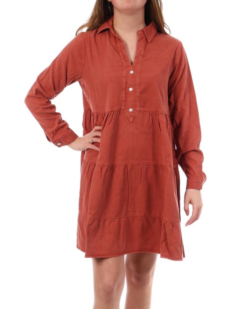 Robe Femme Kaporal Orange - Kiabi
