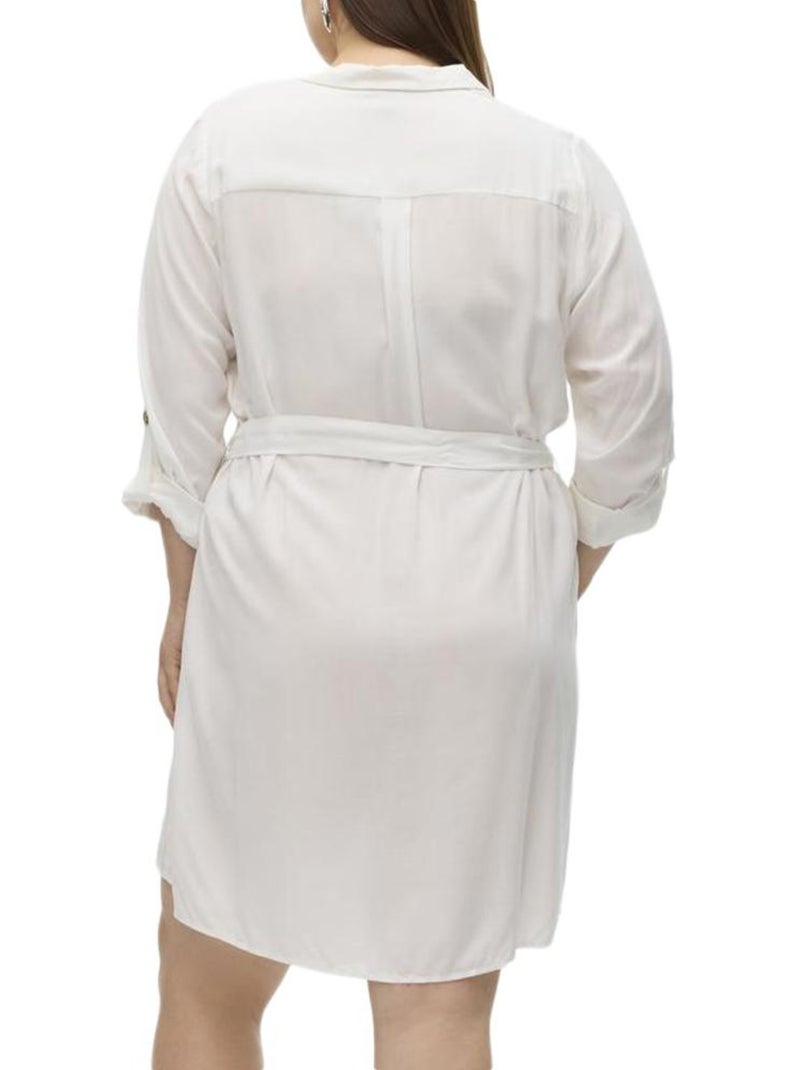 Robe femme vero moda Blanc - Kiabi