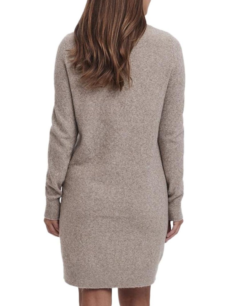 Robe femme vero moda Marron cappuccino - Kiabi