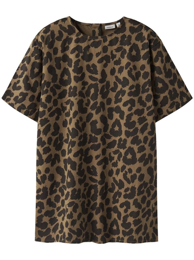 Robe Fille Name it Marron cappuccino - Kiabi