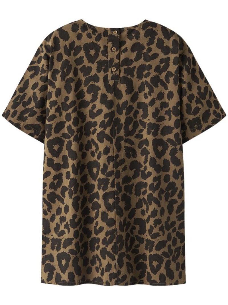 Robe Fille Name it Marron cappuccino - Kiabi