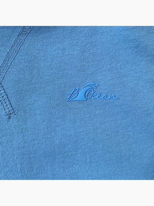 Robe fille sans manches en coton fin 'breizh océan', robe enfant en coton - Kiabi
