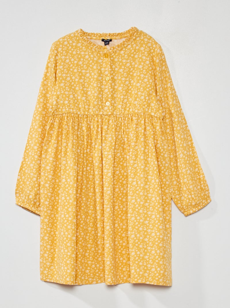 Vintage Marks & Spencer jupe midi en lin fleuri mélangé Taille 14 - France