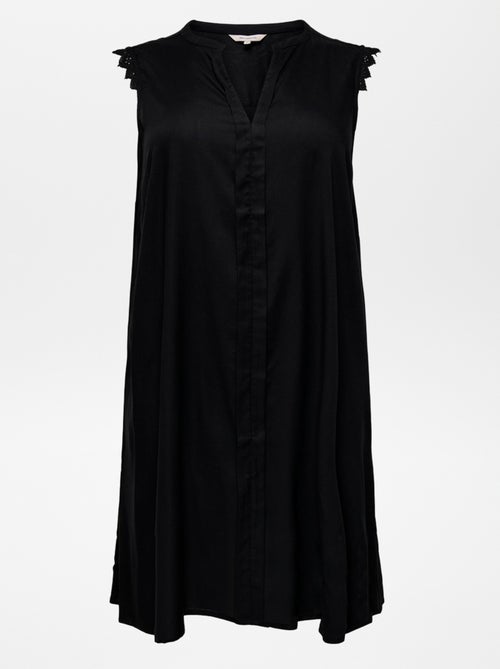 Robe fluide avec emmanchures en dentelle ' Only Carmakoma' - Kiabi