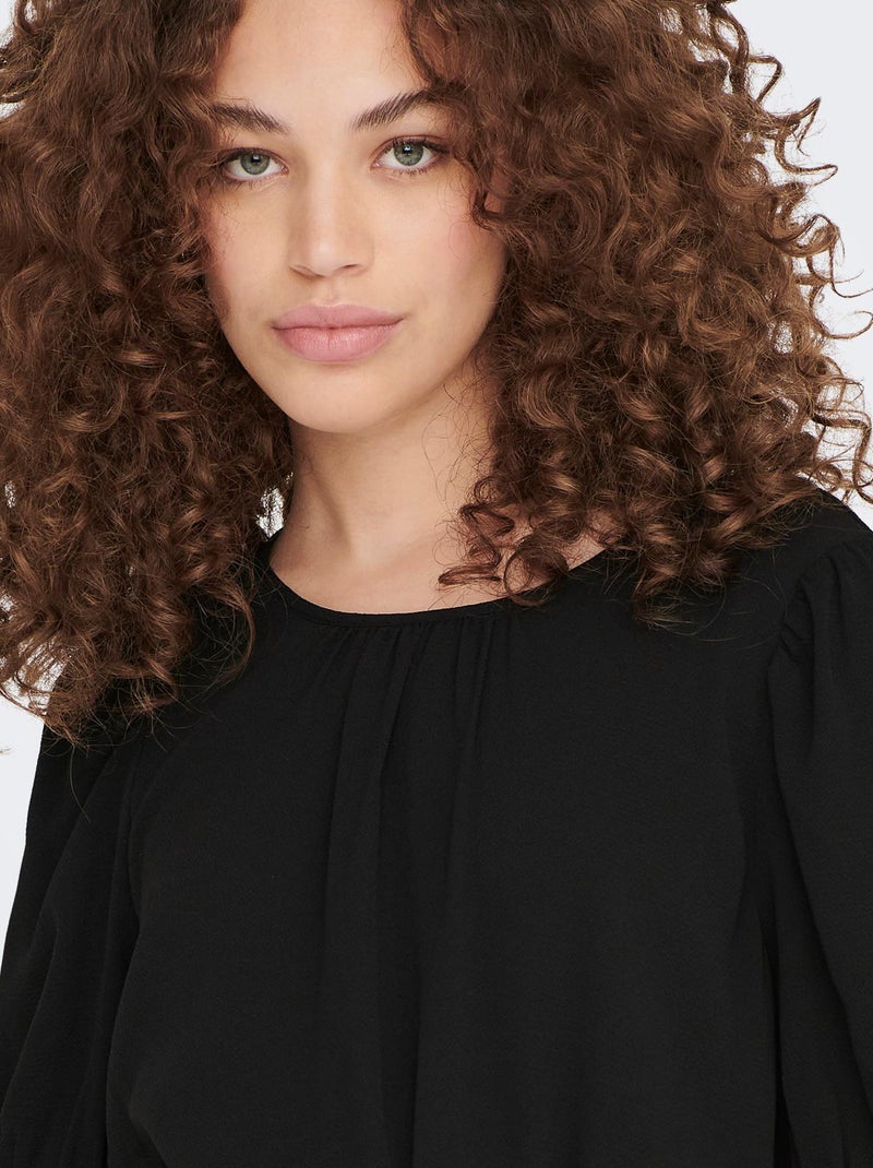 Robe fluide courte 'JDY' noir - Kiabi