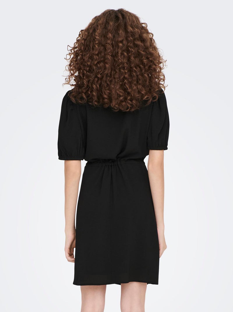 Robe fluide courte 'JDY' noir - Kiabi