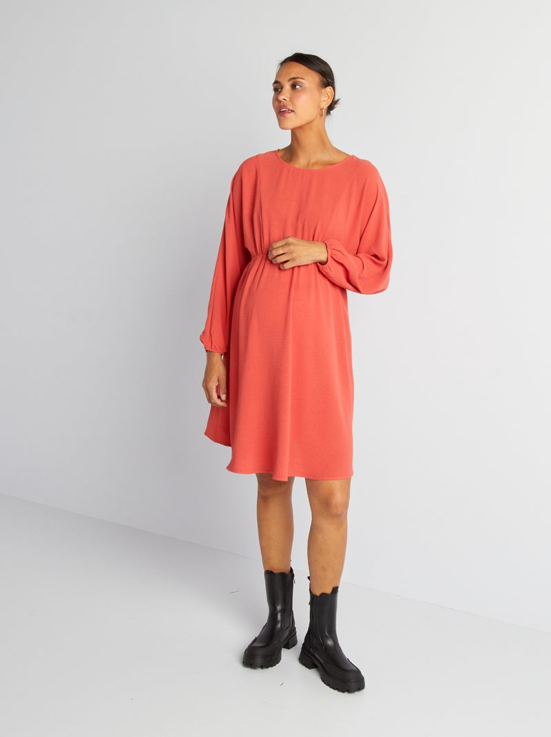 Robe grossesse Rouge - Kiabi