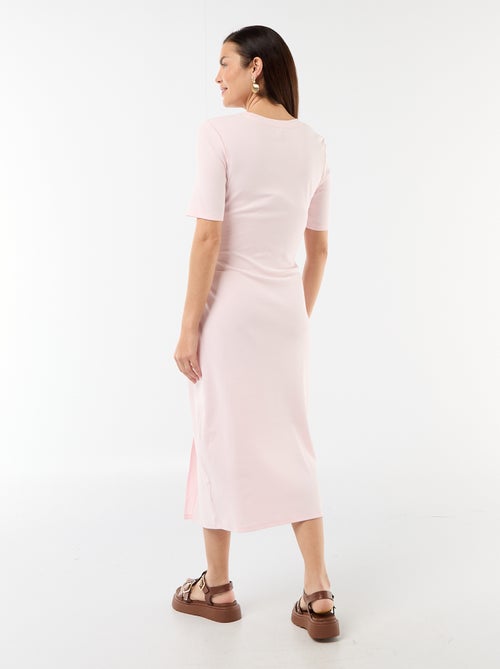 Robe grossesse torsadée devant - Kiabi