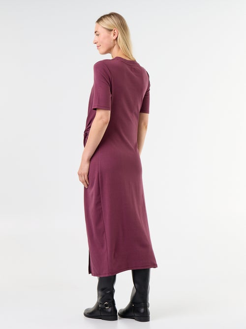 Robe grossesse torsadée devant - Kiabi Robe grossesse torsadée devant - Kiabi