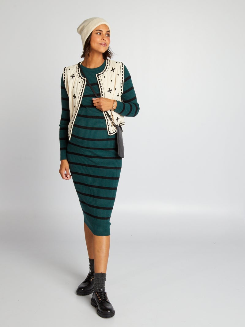 Robe grossesse Vert - Kiabi
