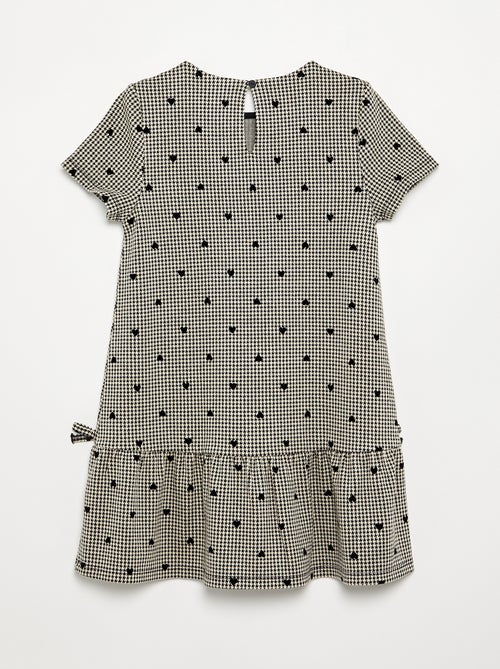 Robe imprimée à manches courtes - Kiabi
