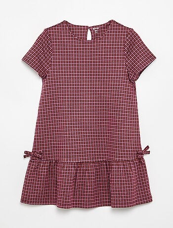 Robe imprimée à manches courtes